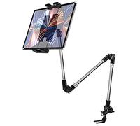 woleyi Car/Truck Front Seat Rail Phone and Tablet Mount, Heavy Duty Vehicle Floor Bolt Phone Tablet Holder Stand with 35 Flexible Arm for iPad Pro Air Mini, iPhone, Galaxy Tabs, Other 4-12.9 Devices