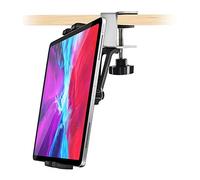 woleyi Kitchen Cabinet Tablet Mount, Easy-Install Under Cabinet Tablet Holder Stand with 360° Adjustable Clamp for iPad Pro Air Mini, Galaxy Tabs, Z Fold, Fire, Surface, Switch, iPhone, 4-13" Devices