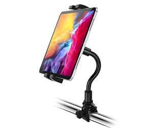 woleyi Spin Bike Tablet Holder, Gooseneck Adjustable Treadmill Exercise Bike Elliptical Tablet Mount for iPad Pro 9.7 10.5 11, iPad Air Mini 5 4 3 2, iPhone 16 Pro Max and 4-11" Phones & Tablets