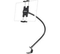 woleyi Truck Seat Rail Tablet Holder, Heavy Duty Car Floor Mount with Gooseneck 50cm, Vehicle Bolt Stand for iPad Pro/Air/Mini, Galaxy Tabs, iPhone, More 4-11" Cell Phones and Tablets