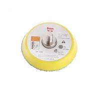 woleyuu 2/3/5 Inch Polishing Sanding Disc M6/M8 Backing Pad Hook and Loop Backer Plate Polishing Pad For Pneumatic Sander Power Tool(3 Inch M8 1pcs)