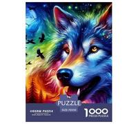 Wolf, 1000-piece Jigsaw, Calming Yet Stimulating Indoor Activity, Perfect for Keepsakes Or Gallery Walls, Suitable for Ages 8+, 70x50cm/1000pcs