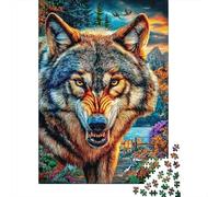 Wolf 1000 Piece Jigsaw Puzzle for All Ages - Eco-Friendly Recycled Paper, A Great Gift Idea And Home Decoration Project 70x50cm/1000pcs