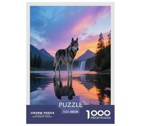 Wolf 1000 Piece Jigsaw Puzzle for Man And Woman Brainteasing Gift Giving 38x26cm/1000pcs