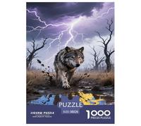 Wolf 1000 Piece Jigsaw Puzzle for Man And Woman Brainteasing Gift Giving 38x26cm/1000pcs