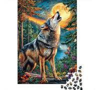 Wolf 1000 Piece Jigsaw Puzzle with Whimsical Design - A Charming Challenge for Adults And Kids Age 14 Years Up70x50cm/1000pcs