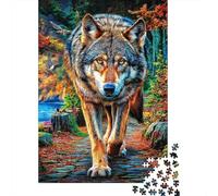 Wolf 1000 Piece Jigsaw Puzzle with Whimsical Design - A Charming Challenge for Adults And Kids Age 14 Years Up52x38cm/1000pcs