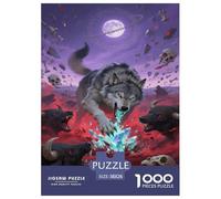 Wolf 1000 Piece Jigsaw Puzzles for Man And Woman Fun Challenges Home Decoration 38x26cm/1000pcs