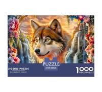 Wolf 1000 Piece Puzzles Adults Game Challenging Wolf King Creative Gift Women And Man Beautiful Decoration Jigsaw 38x26cm/1000pcs