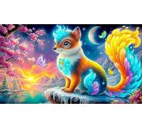 wolf 1000 Pieces Challenging Puzzles Recycled Paper Jigsaw Puzzle for Adults Wall Decoration and Gifts 38x52cm/1000pcs