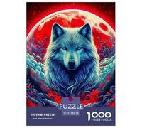 Wolf 1000 Pieces for Adults Jigsaw Puzzles Beautiful Decoration Puzzle Beast of Prey Challenging Puzzles Fun Present & Activity for Home38x26cm/1000pcs