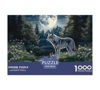 Wolf 1000 Pieces Jigsaw Adults Game Challenging Wolf King Creative Gifts Women And Man Home Decoration Puzzles 38x26cm/1000pcs