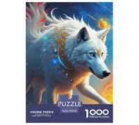 Wolf 1000 Pieces Premium Jigsaw Animal Age 14+ for Adults Cool Collage Effect, Home Decoration, Educational, Challenging 70x50cm/1000pcs