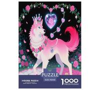 Wolf 1000 Pieces Premium Jigsaw Animal Age 3+ Cool Collage Effect, Home Decoration, Educational, Challenging Puzzle Games 70x50cm/1000pcs