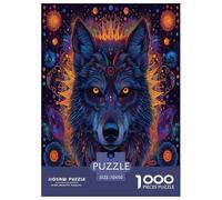 Wolf 1000 Pieces Premium Jigsaw for Adults Gifts Quirky, Abstract Design, Home Decoration, Educational, Challenging Puzzle Games 70x50cm/1000pcs
