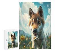 Wolf 1000Pc Jigsaw Puzzles Adults Kids Paisaje Edificio Jigsaws Weekend Parent Child Activity After Work Stress Relief Vibrant Gift Home Decor 1000 PCS