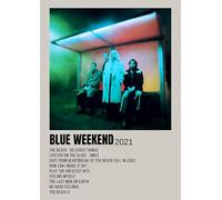 Wolf Alice Blue Weekend A3 Print Poster Wall Art Home Decor Album Gift Present Living Room Bedroom Kitchen loft Hall Dining Room