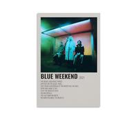 Wolf Alice Blue Weekend Poster Aesthetic Canvas Cover Wall Art Poster Modern Art Paintings for Living Rooms 12x18inch(30x45cm) Unframe-style