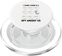 Wolf Among Sheep Funny Herd I Think There's A Spy Amidst Us PopSockets PopGrip for MagSafe