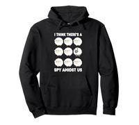 Wolf Among Sheep Funny Herd I Think There's A Spy Amidst Us Pullover Hoodie