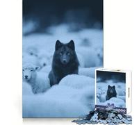 Wolf Among Sheep Puzzles for Teenagers 1000 Piece Logic Practice Calm Downtime Clean Edges Ideal Present (50x75cm)