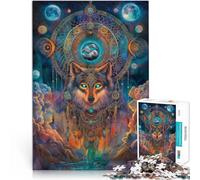 Wolf AncestorsPuzzles for teenagers 1000 Piece Challenging Game and Family Play is ideal as a gift for the whole family 38x26cm