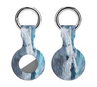 Wolf And Dragon Silicone Protective Case Compatible with Airtag Funny GPS Tracker Accessories for Luggage Pet Collar