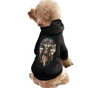Wolf And Dreamcatcher1 Lightweight Dog Hoodie Soft Pullover Sweatshirt Warm Pet Clothes for Small Medium Large Dogs Cats