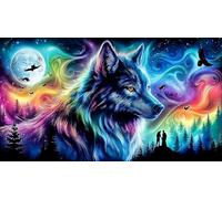 Wolf-and-Eagle 1000 Pieces Jigsaw Puzzles for Adults Educational Games Jigsaw Puzzle Home Decoration for The Whole for Women, Gifts for Men 38x52cm/1000pcs