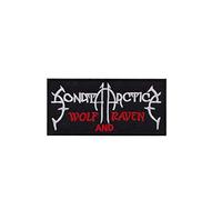 Wolf and Raven Sonata Arctica Sonat Patch Badge Embroidered Iron on Applique Souvenir Accessory