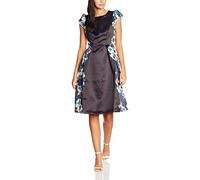 Wolf and Whistle Women's Rose Edge Print Midi Length Prom Dress, Multi, 10