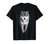Wolf Animal Motif Illustration Wolf T-Shirt