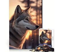Wolf Animals 1000 Pieces Puzzles for Adults Cognitive Boost Mindful Escape Tight Lock (38x52cm)