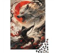 Wolf Archer Moon Jigsaw Puzzle, 1000 Pcs Indoor Adult Game