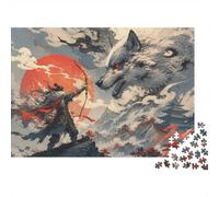 Wolf Archer Mountain 1000pcs Mini Puzzle For Family Challenging