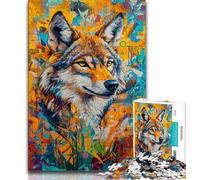 Wolf Art 1000 Piece Jigsaw Puzzles for Adults Gifts,Family Game Stress Reliever Difficult Challenge Secret Santa Gifts (38x26cm)