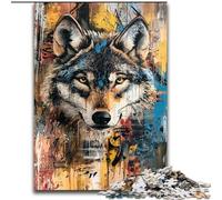 Wolf Art Adult Jigsaws 1000 Pieces Difficult, Suitable for Ages 14 And Up Family Fun It Is Ideal As A Gift for The Whole Family (50x75cm)