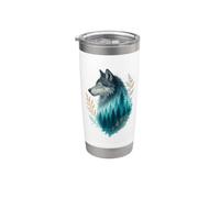 Wolf Art Fox Stainless Steel Insulated Tumbler
