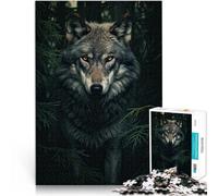 Wolf Art Puzzle for Adults 1000 Pieces Help the brain exercise addictive toys to cultivate patience Great gifts and toys 38x26cm