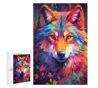 Wolf Art Series Style 11 Jigsaw Puzzle, 1000 PCS, for Adults And Families, A Satisfying Project for Experienced Puzzlers, for Family Fun