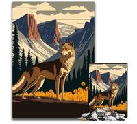 Wolf Art Series Style 14 Puzzles for 1000 Piece Challenging Puzzles Perfect Home Or Office Decor Ideal 1000 PCS(38x26cm)