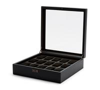 Wolf Axis Watch Box 15 Watches Black Synthetic leather 488303 - Unisex - Faux Leather Black 32,7 x 32,4 x 9,5 cm