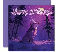 Wolf Birthday Cards, Woodland Forest Party