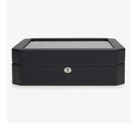 WOLF Black Windsor 15 Piece Watch Box 4585029