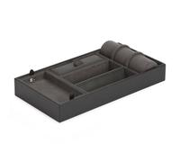 Wolf Blake Clock Tray Black 306402 - Unisex - Leather Black 35.5 cm x 19 cm x 7 cm