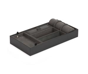 Wolf Blake Clock Tray Black 306402 - Unisex - Leather Black 35.5 cm x 19 cm x 7 cm