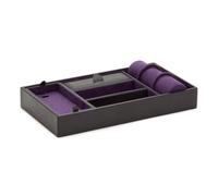 Wolf Blake Clock Tray Black 306428 - Unisex - Leather Black 35.5 cm x 19 cm x 7 cm