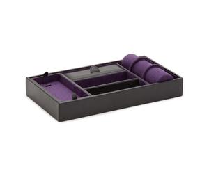 Wolf Blake Clock Tray Black 306428 - Unisex - Leather Black 35.5 cm x 19 cm x 7 cm