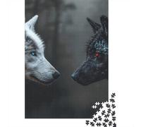 Wolf Blue Eyes 1000 Piece Jigsaw Puzzle, 70x50cm/1000pcs, for Adults, Quiet Home Activity, Family Time And Year-Round Leisure