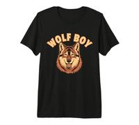 Wolf Boy | Childrens Wolves Product | Youth Kids Boys Wolf Premium T-Shirt